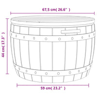 Thumbnail for 3-in-1 Gartenbox Schwarz Polypropylen