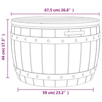 Thumbnail for 3-in-1 Gartenbox Hellbraun Polypropylen