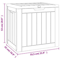 Thumbnail for Gartenbox Hellbraun 55,5x43x53 cm Polypropylen