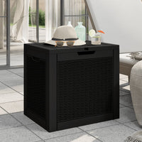 Thumbnail for Gartenbox Schwarz 55,5x43x53 cm Polypropylen