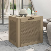 Thumbnail for Gartenbox Hellbraun 55,5x43x53 cm Polypropylen