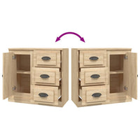 Thumbnail for Sideboard Sonoma-Eiche 70x35,5x67,5 cm Holzwerkstoff