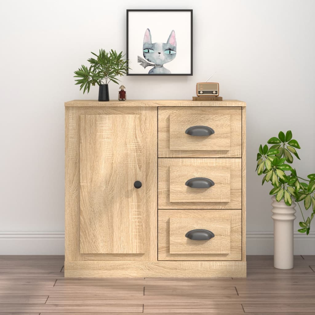 Sideboard Sonoma-Eiche 70x35,5x67,5 cm Holzwerkstoff