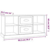 Thumbnail for TV-Schrank Sonoma-Eiche 99,5x35,5x48 cm Holzwerkstoff