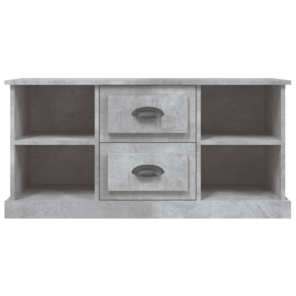 TV-Schrank Betongrau 99,5x35,5x48 cm Holzwerkstoff