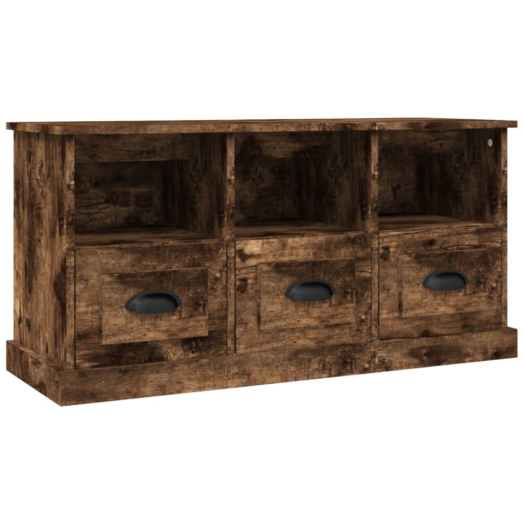 TV-Schrank Räuchereiche 100x35x50 cm Holzwerkstoff