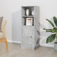 Thumbnail for Highboard Betongrau 36x35,5x103,5 cm Holzwerkstoff