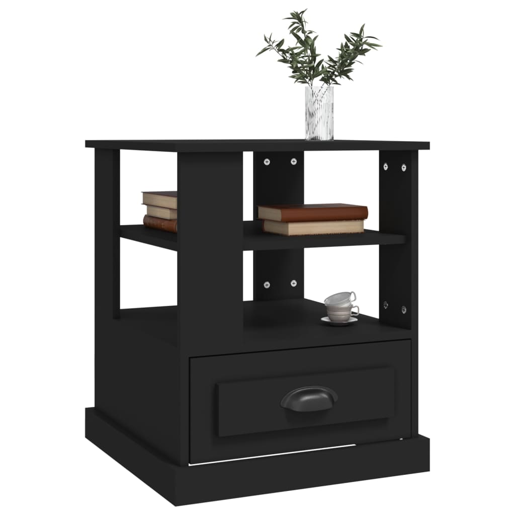 Beistelltisch Schwarz 50x50x60 cm Holzwerkstoff