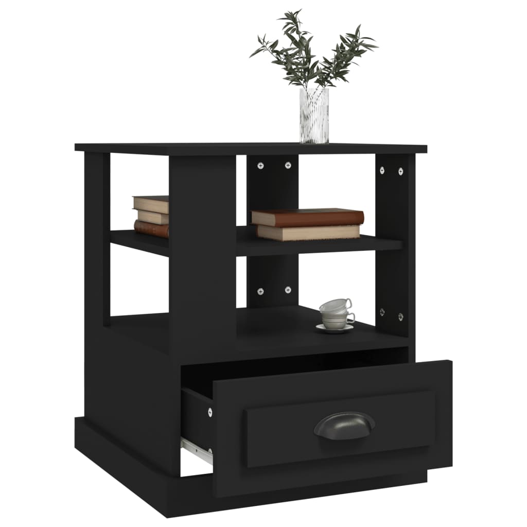 Beistelltisch Schwarz 50x50x60 cm Holzwerkstoff