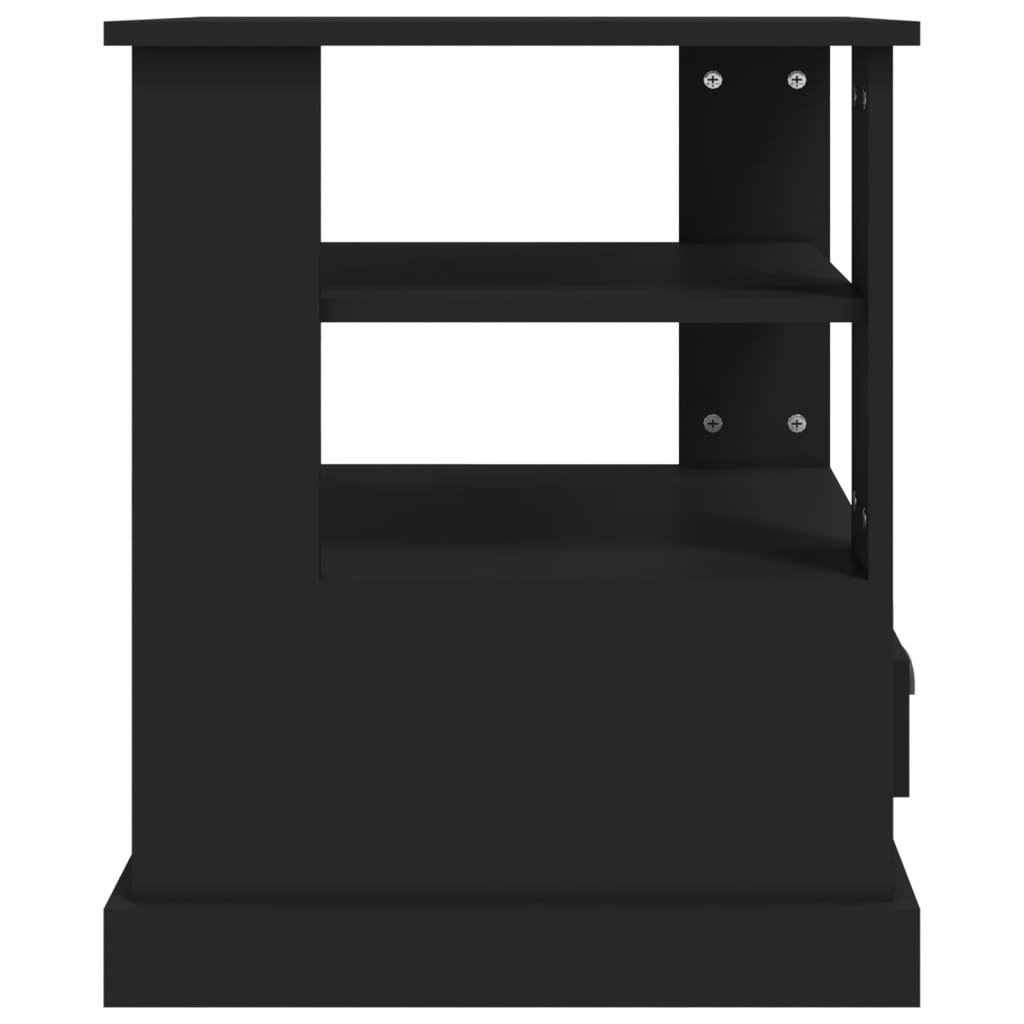 Beistelltisch Schwarz 50x50x60 cm Holzwerkstoff