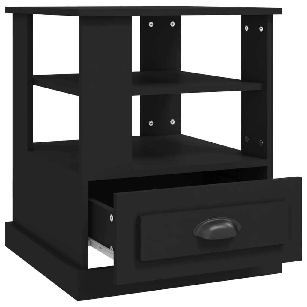 Beistelltisch Schwarz 50x50x60 cm Holzwerkstoff