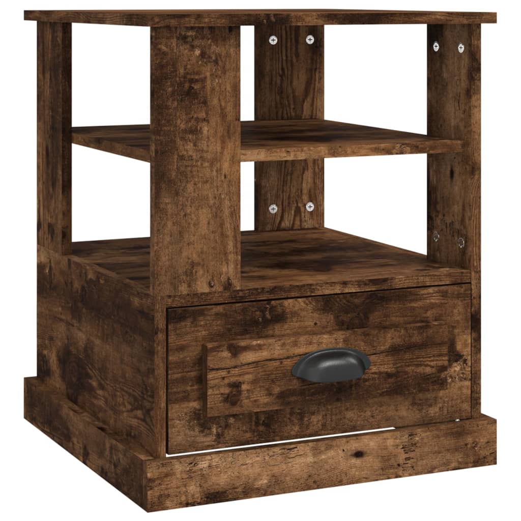 Beistelltisch Räuchereiche 50x50x60 cm Holzwerkstoff