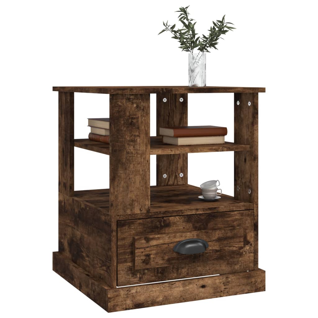 Beistelltisch Räuchereiche 50x50x60 cm Holzwerkstoff