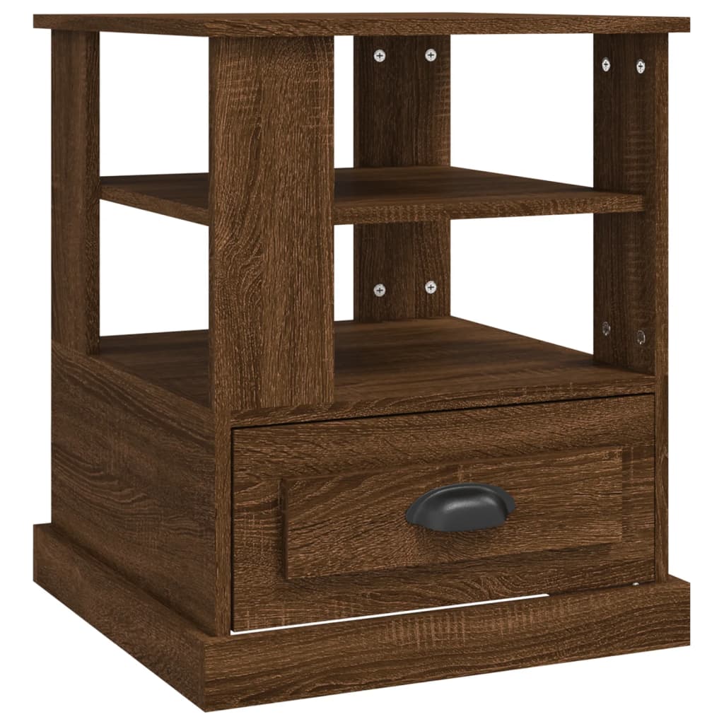 Beistelltisch Braun Eichen-Optik 50x50x60 cm Holzwerkstoff