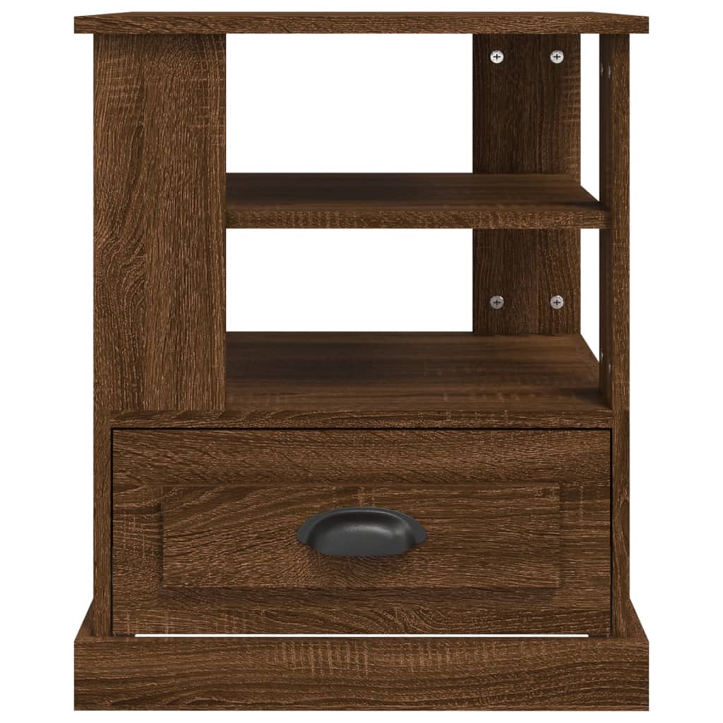 Beistelltisch Braun Eichen-Optik 50x50x60 cm Holzwerkstoff