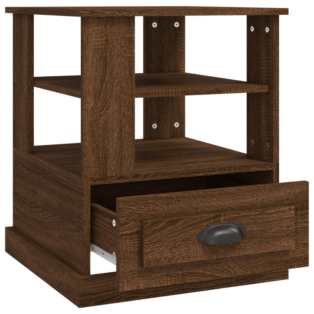 Beistelltisch Braun Eichen-Optik 50x50x60 cm Holzwerkstoff
