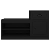 Thumbnail for Schuhschrank Schwarz 100x42x60 cm Holzwerkstoff