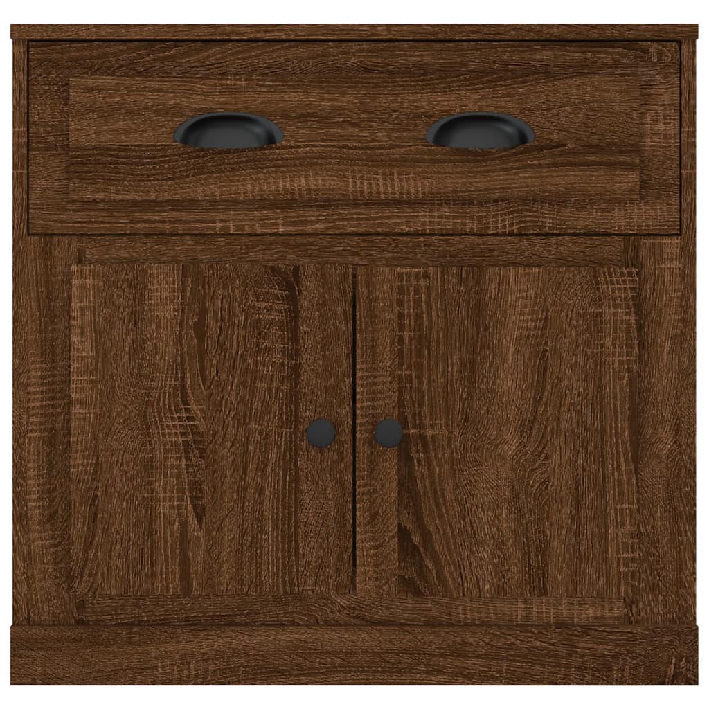 Sideboard Braun Eichen-Optik 70x35,5x67,5 cm Holzwerkstoff