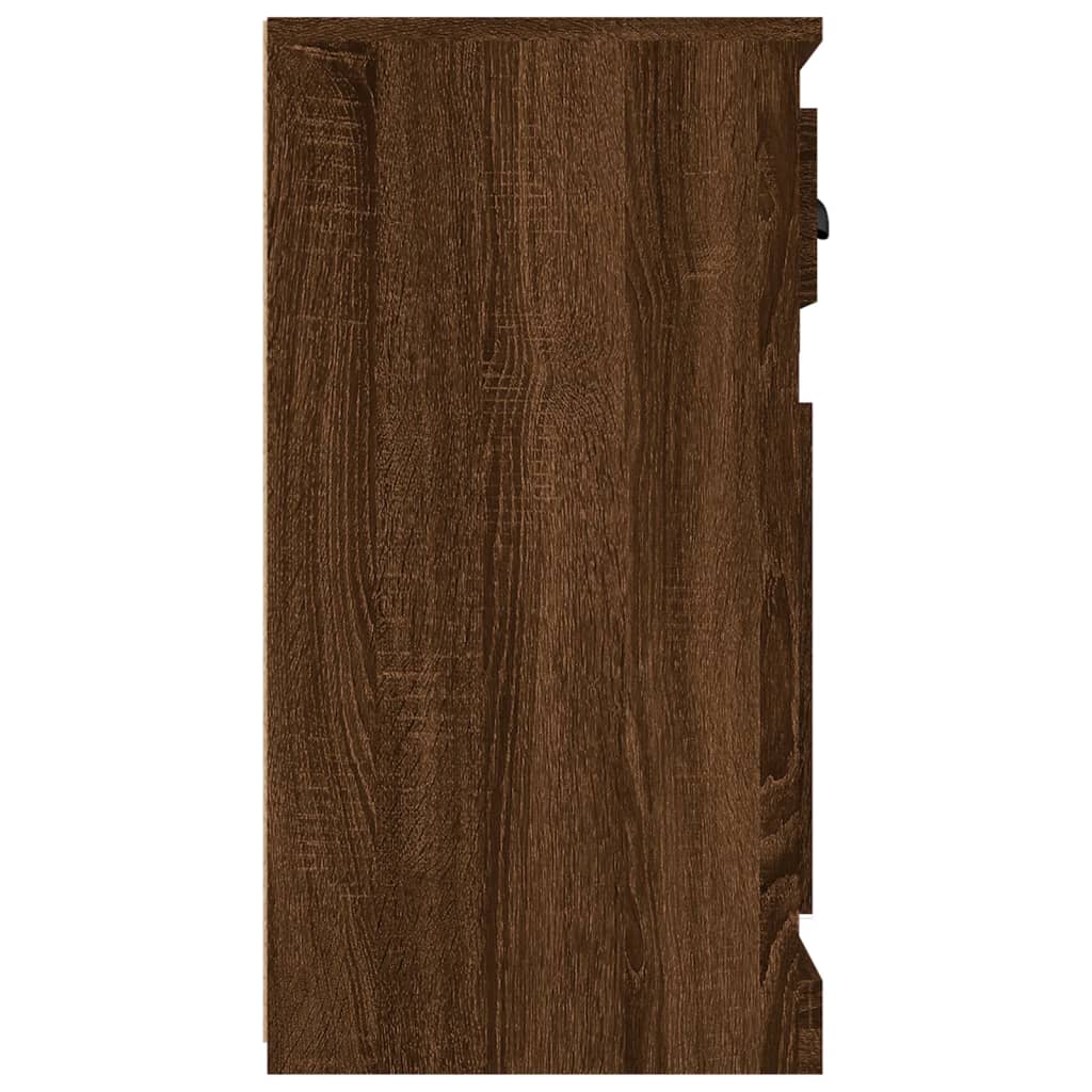 Sideboard Braun Eichen-Optik 70x35,5x67,5 cm Holzwerkstoff