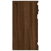 Thumbnail for Sideboard Braun Eichen-Optik 70x35,5x67,5 cm Holzwerkstoff