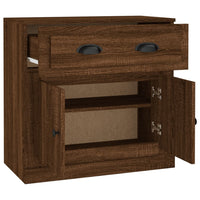 Thumbnail for Sideboard Braun Eichen-Optik 70x35,5x67,5 cm Holzwerkstoff