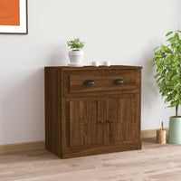 Thumbnail for Sideboard Braun Eichen-Optik 70x35,5x67,5 cm Holzwerkstoff