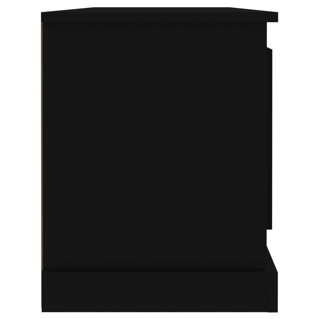 TV-Schrank Schwarz 100x35,5x45 cm Holzwerkstoff