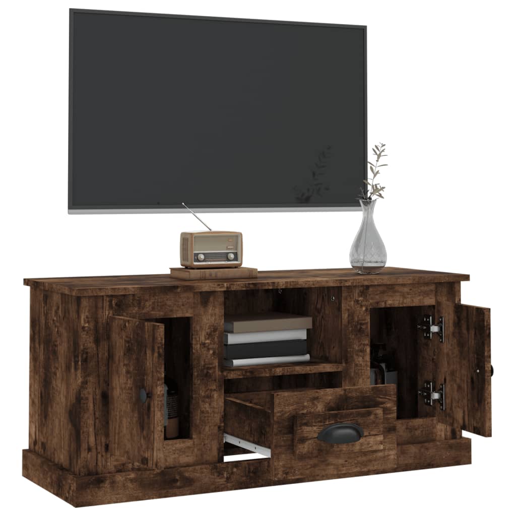 TV-Schrank Räuchereiche 100x35,5x45 cm Holzwerkstoff