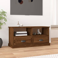 Thumbnail for TV-Schrank Braun Eichen-Optik 93x35,5x45 cm Holzwerkstoff