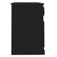 Thumbnail for Schreibtisch mit Schublade Schwarz 115x50x75 cm Holzwerkstoff