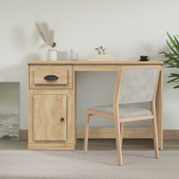 Thumbnail for Schreibtisch mit Schublade Sonoma-Eiche 115x50x75 cm
