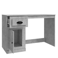 Thumbnail for Schreibtisch mit Schublade Betongrau 115x50x75 cm Holzwerkstoff