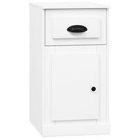 Thumbnail for Beistellschrank mit Schublade Weiß 40x50x75 cm Holzwerkstoff