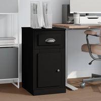 Thumbnail for Beistellschrank mit Schublade Schwarz 40x50x75 cm Holzwerkstoff