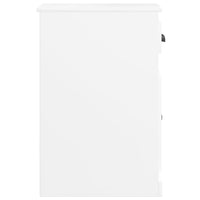 Thumbnail for Beistellschrank mit Schublade Hochglanz-Weiß 40x50x75 cm