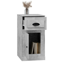Thumbnail for Beistellschrank mit Schublade Betongrau 40x50x75 cm