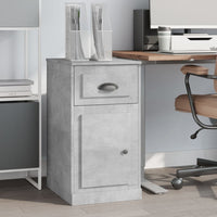 Thumbnail for Beistellschrank mit Schublade Betongrau 40x50x75 cm