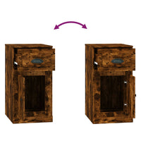 Thumbnail for Beistellschrank mit Schublade Räuchereiche 40x50x75 cm