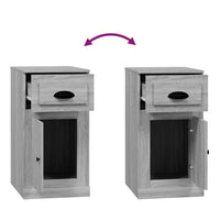 Thumbnail for Beistellschrank mit Schublade Grau Sonoma 40x50x75 cm