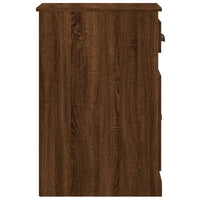 Thumbnail for Beistellschrank mit Schublade Braun Eichen-Optik 40x50x75 cm