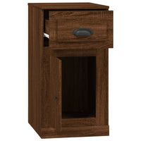 Thumbnail for Beistellschrank mit Schublade Braun Eichen-Optik 40x50x75 cm