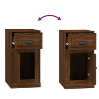 Thumbnail for Beistellschrank mit Schublade Braun Eichen-Optik 40x50x75 cm