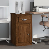 Thumbnail for Beistellschrank mit Schublade Braun Eichen-Optik 40x50x75 cm