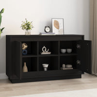 Thumbnail for Sideboard Schwarz 102x35x60 cm Holzwerkstoff