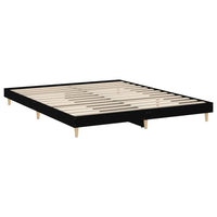 Thumbnail for Bettgestell Schwarz 120x200 cm Holzwerkstoff