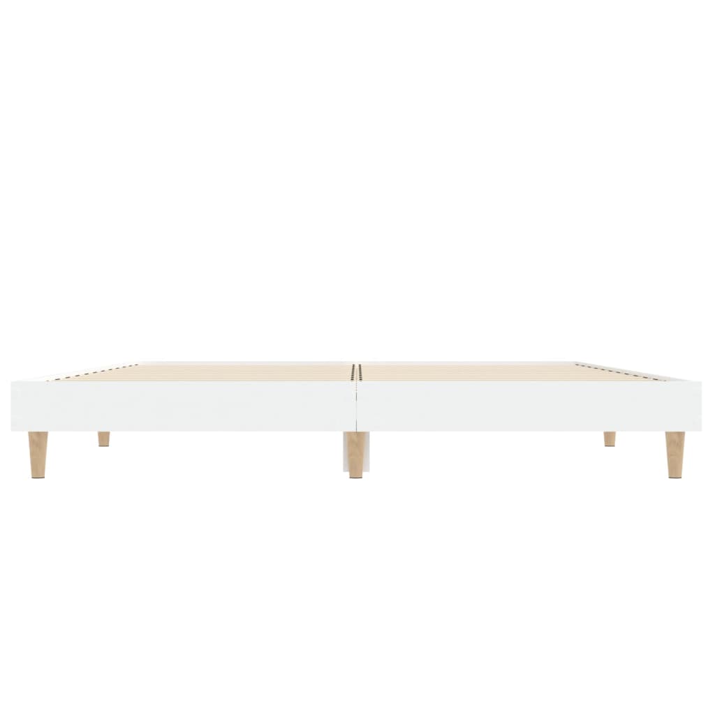 Bettgestell Weiß 120x190 cm Holzwerkstoff