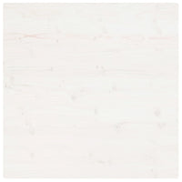 Thumbnail for Tischplatte Weiß 70x70x2,5 cm Massivholz Kiefer Quadratisch