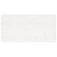 Thumbnail for Tischplatte Weiß 110x55x2,5 cm Massivholz Kiefer Rechteckig