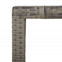 Thumbnail for 5-tlg. Garten-Essgruppe mit Kissen Grau Poly Rattan