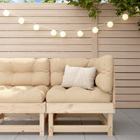 Thumbnail for Ecksofa mit Kissen Massivholz Kiefer